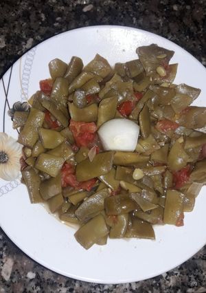 صورة لوصفة لوبيا بزيت