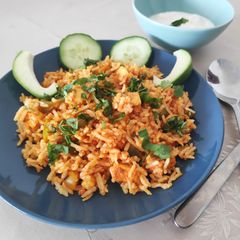 Paneer Tikka Rice Bowl A picture of Paneer Tikka Rice Bowl.