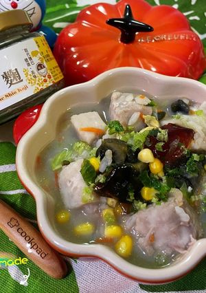 芋頭皮蛋粥 的食譜成品照片