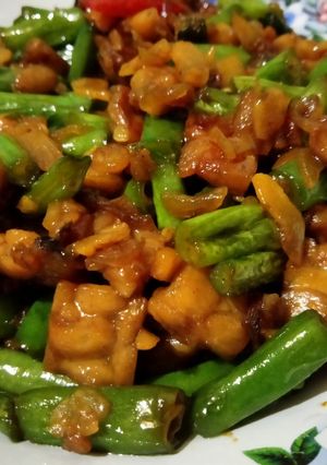 Foto resep Buncis tempe saus tiram
