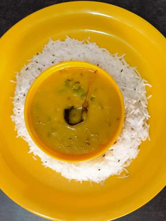 દાલ ફ્રાય-જીરા રાઈસ(dal fry jira rice recipe in gujarati) રેસીપી મુખ્ય ફોટો