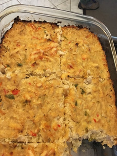 Una foto de Budín de coliflor