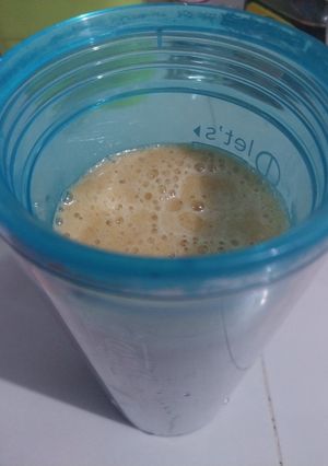 Foto resep 2.smoothies nanas dan pisang