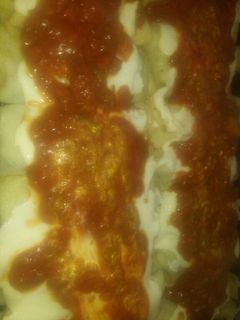 Una foto de Canelones de verdura y carne picada!