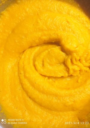 Φωτογραφία της συνταγής Πουρές καρότου 🥕🥕🥔🥔 πατάτας με γάλα αμυγδάλου..💜💜