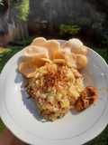 Nasgor pork smoke ham with sambal bajak bu rudy