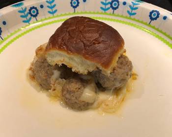 Easy Fast Cooking Meatball Sliders  Very Delicious