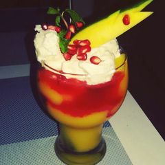 Sweet and Sour Mango Parfait A picture of Sweet and Sour Mango Parfait.