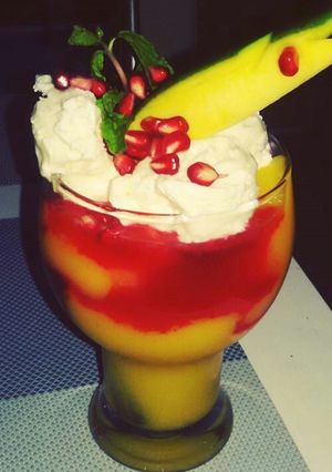 A picture of Sweet and Sour Mango Parfait.