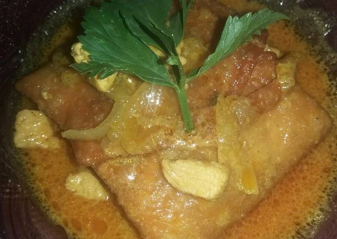Resep Martabak Kentang Telur Kuah Kari oleh Yayuk Sartika Resep Martabak Kentang Telur Kuah Kari oleh Yayuk Sartika