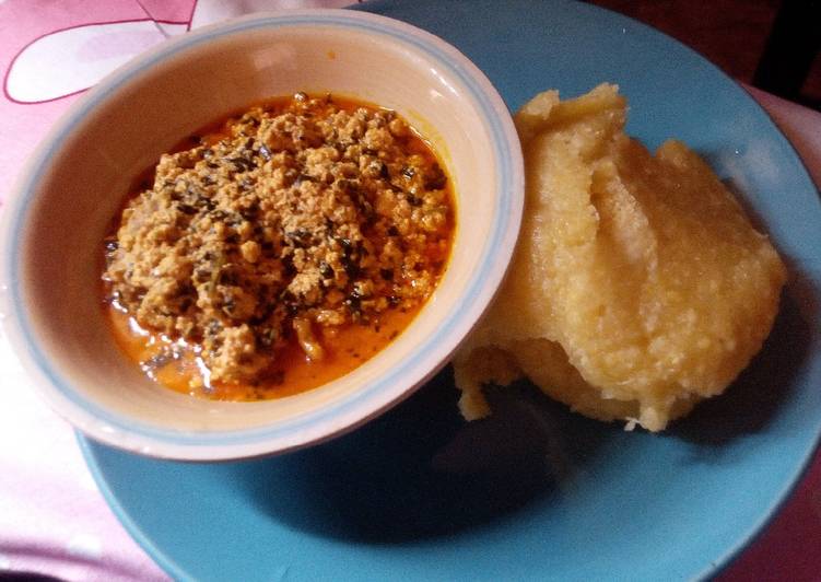 Baked egusi soup (Danti Kitchen)