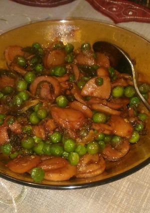Foto resep Saute Peas & Chicken Sausage