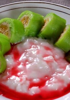Foto resep Es Pisang Ijo