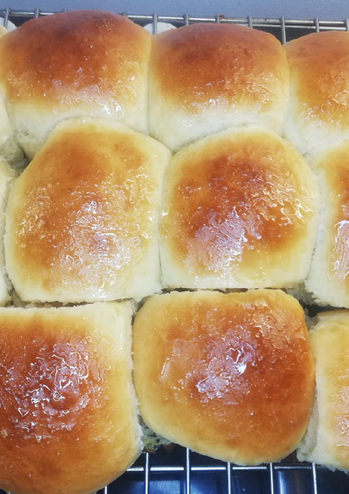 Una foto de Pan dulce de leche./Sweet milk bread