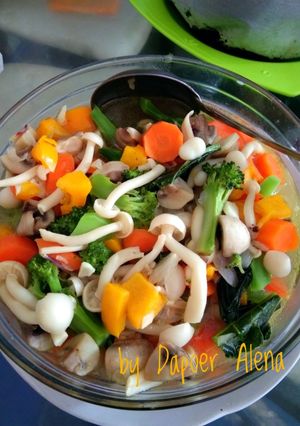 Foto resep Tumis sayur jamur paprika