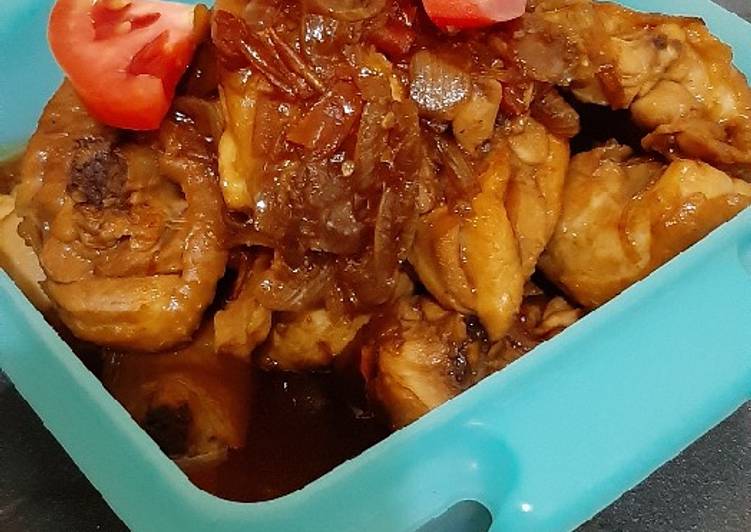 Bagaimana Menyiapkan Ayam kecap saus tiram, Bisa Manjain Lidah