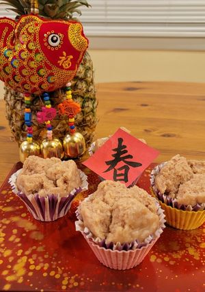 鬆餅粉簡易發糕 的食譜成品照片