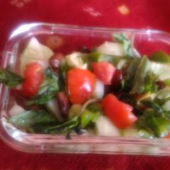 A picture of Mexican salad.