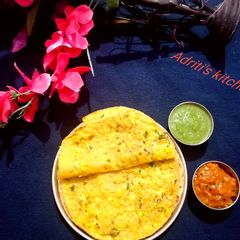 A picture of Aloo paratha.