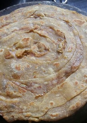 A picture of Achari paratha.