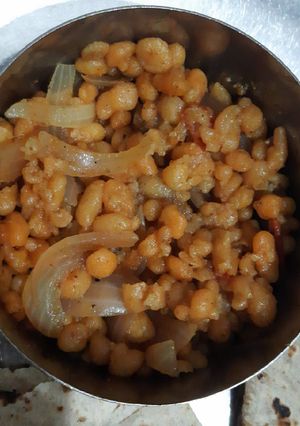A picture of Boondi sabji.
