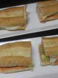 Bocadillo de tortilla de espárragos al microondas