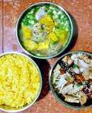 Bò cuộn nấm kim châm