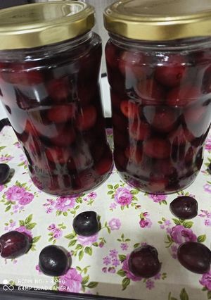 عکسی از دستور کمپوت گیلاس