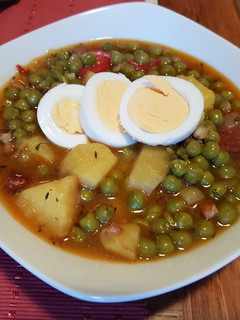 Una foto de Arvejas o guisantes al estilo canario