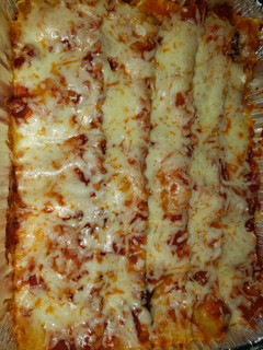 Una foto de Lasagna de carne molida y plátano maduro