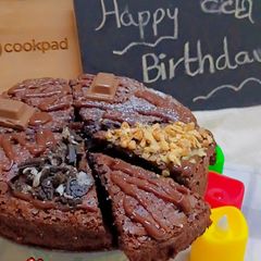 A picture of Pizza brownies.