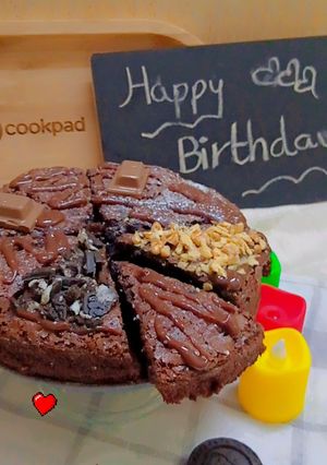 A picture of Pizza brownies.