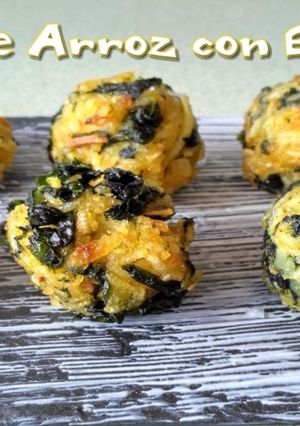 Foto principal de Bolitas de Arroz Frito con Espinacas