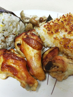 日式飯糰迷迭烤雞早午餐 的食譜成品照片