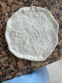 Una foto de Masa para pizza vegana con descarte de masa madre