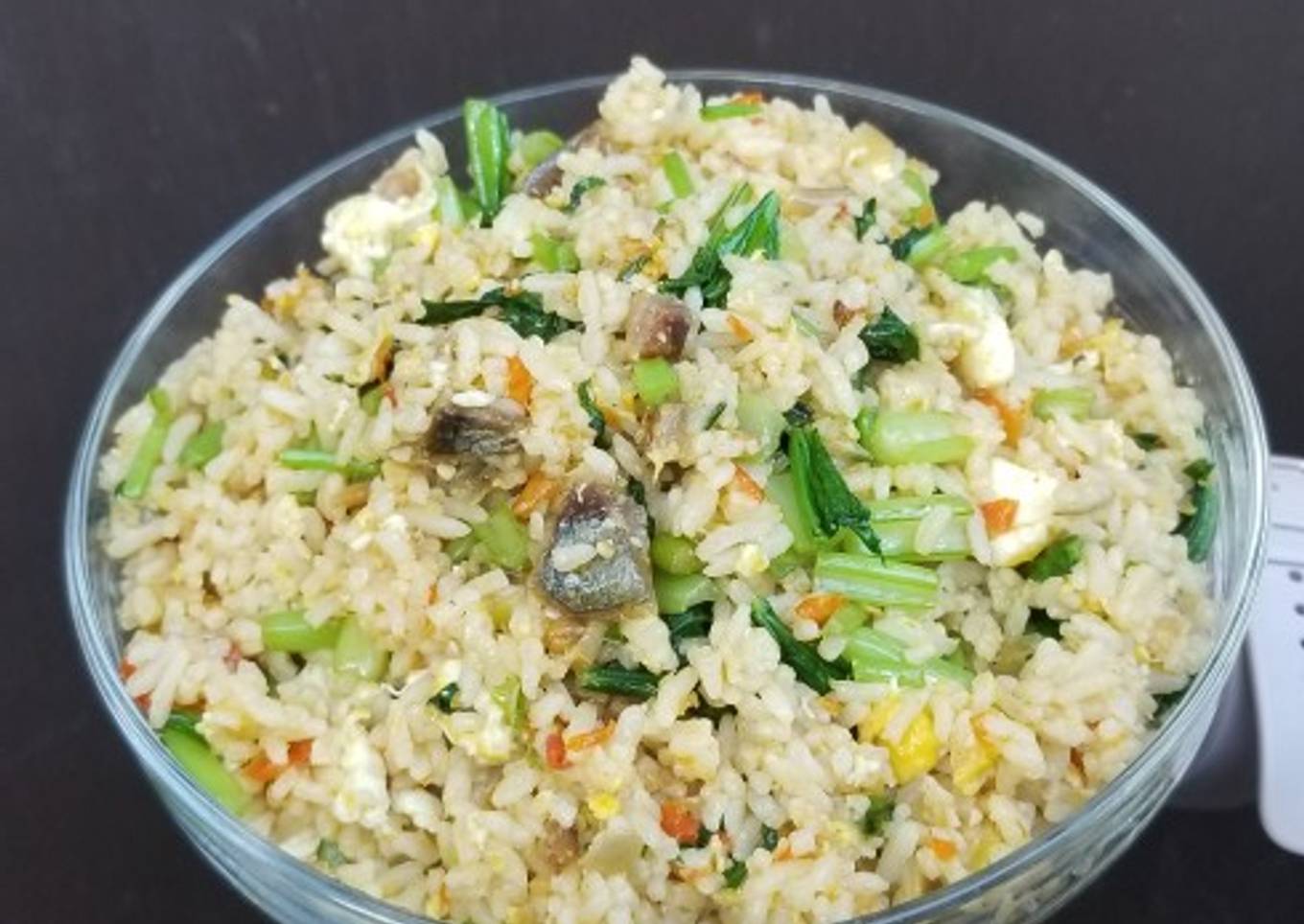 Nasi Goreng Ikan Asin dan Telur