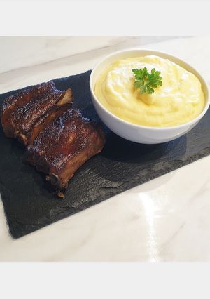 Kívül ropogós, belül omlós sertés oldalas recept fotója