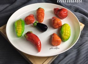Foto resep Kue buah mini thailand (Kanom Look Choup)