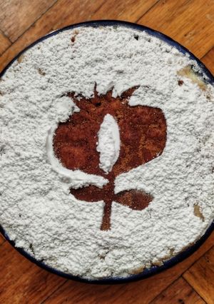 Una foto de Cuajada de Carnaval (postre tradicional de Granada)