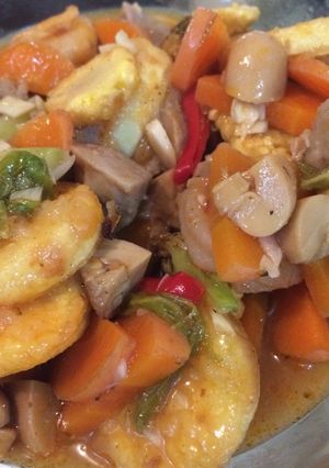 Foto resep Sapo tahu udang