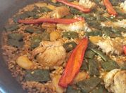 Una foto de paella especial