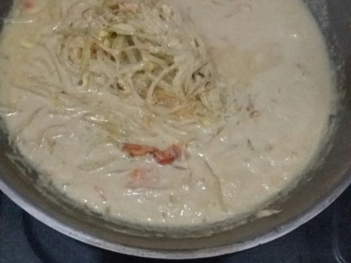 Anti Ribet, Buat Lodeh pepaya dan cambah kedelai Enak Terbaru