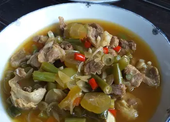 Resep Baru Asem Asem Daging Buncis Paling Enak