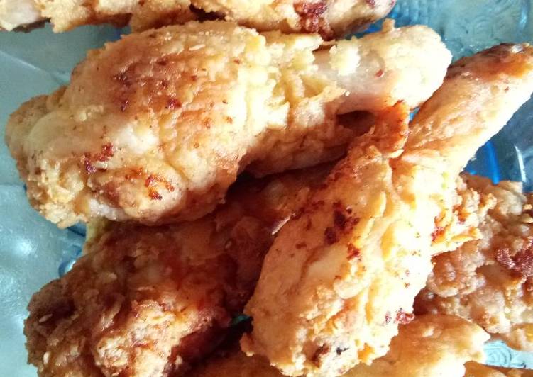 Paha ayam goreng simpel renyah empuk enak