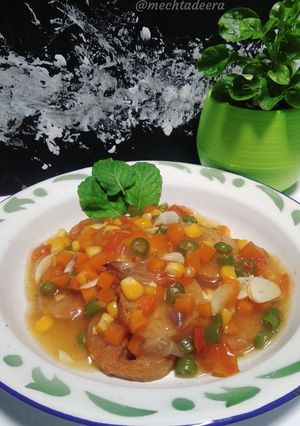 Foto resep Galantin Saus Sayur Campur a la Mechta