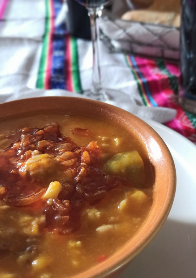 Una foto de Locro de mi patria
