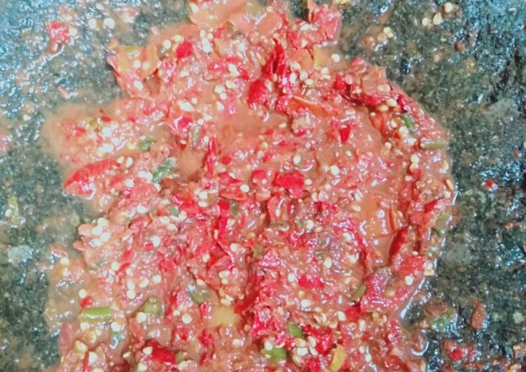 Recipe: Appetizing Sambal terasi