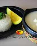 Mote de ñame con queso costeño (Colombia)