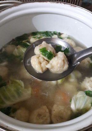 Foto resep Sup bakso ayam