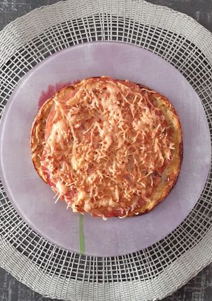 Une photo de Galette de Pommes de Terre, Bacon et Oignons / Healthy